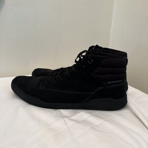 CAT Caterpillar Code Hex Hi Sneaker - Men's High Top Black Nubuck- Sz 12